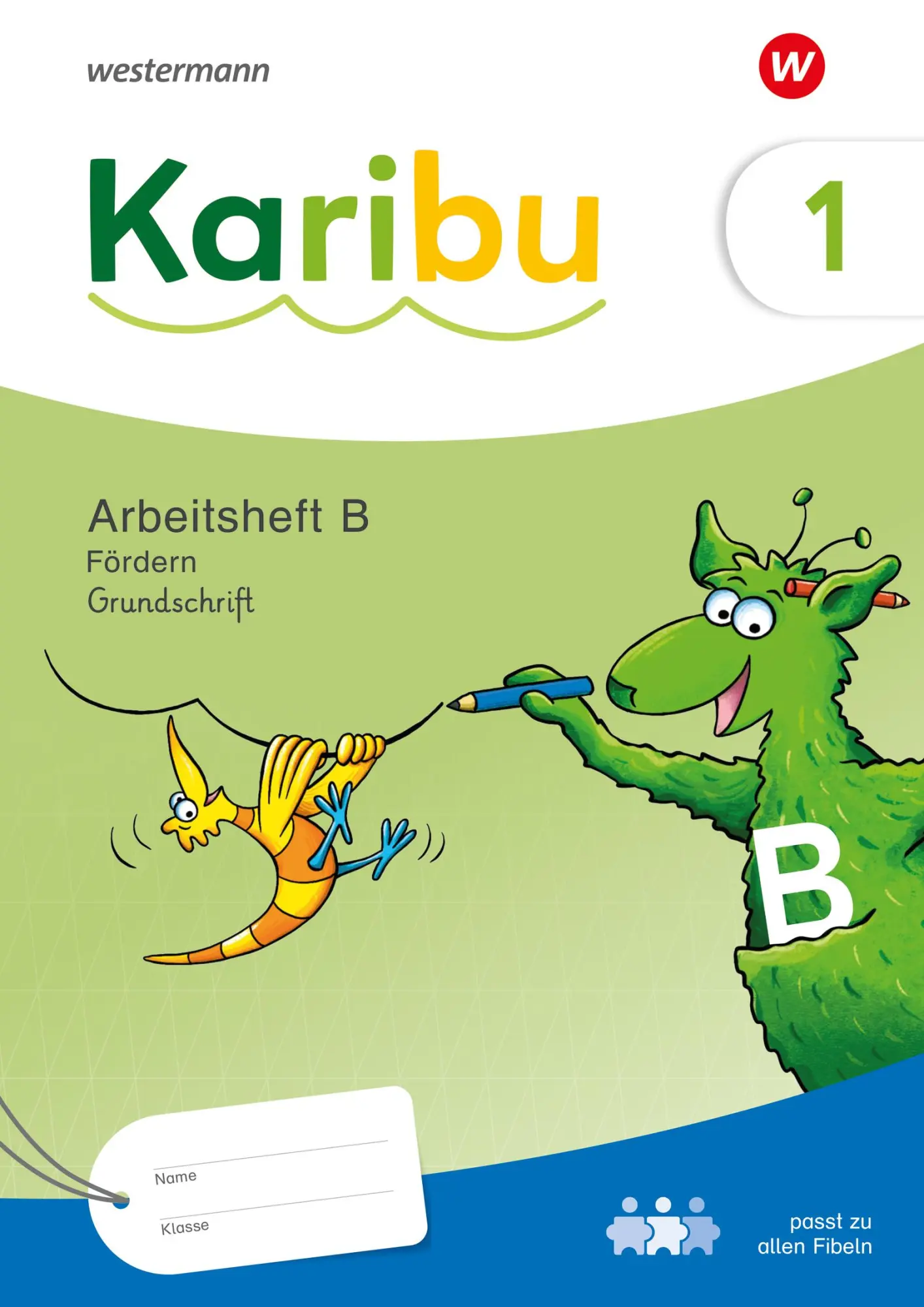 Cover: 9783141292824 | Karibu Arbeitsheft Fördern 1 (B) Grundschrift | Ausgabe 2024 | 88 S.